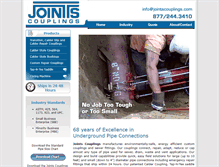 Tablet Screenshot of jointscouplings.com